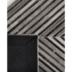 Dywan skórzany 160 x 230 cm szary AYTEPE Dywan skórzany 160 x 230 cm szary AYTEPE