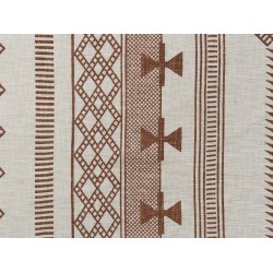 Koc JORHAT Bawełna 130 x 180 cm Beżowy Koc JORHAT Bawełna 130 x 180 cm Beżowy