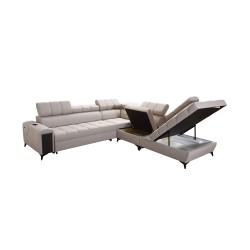 Venna IX corner sofa with sleeping function, USB port, and opening Venna IX corner sofa with sleeping function, USB port, and opening