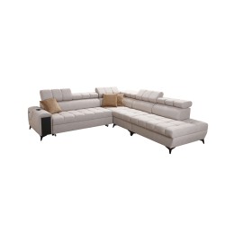 Venna IX corner sofa with sleeping function, USB port, and opening Venna IX corner sofa with sleeping function, USB port, and opening