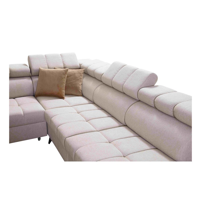 Venna IX corner sofa with sleeping function, USB port, and opening Venna IX corner sofa with sleeping function, USB port, and opening