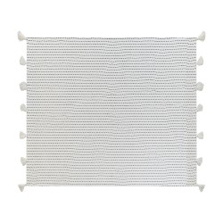 Narzuta na łóżko MODAR Bawełna 220 x 240 cm Złamana biel Narzuta na łóżko MODAR Bawełna 220 x 240 cm Złamana biel