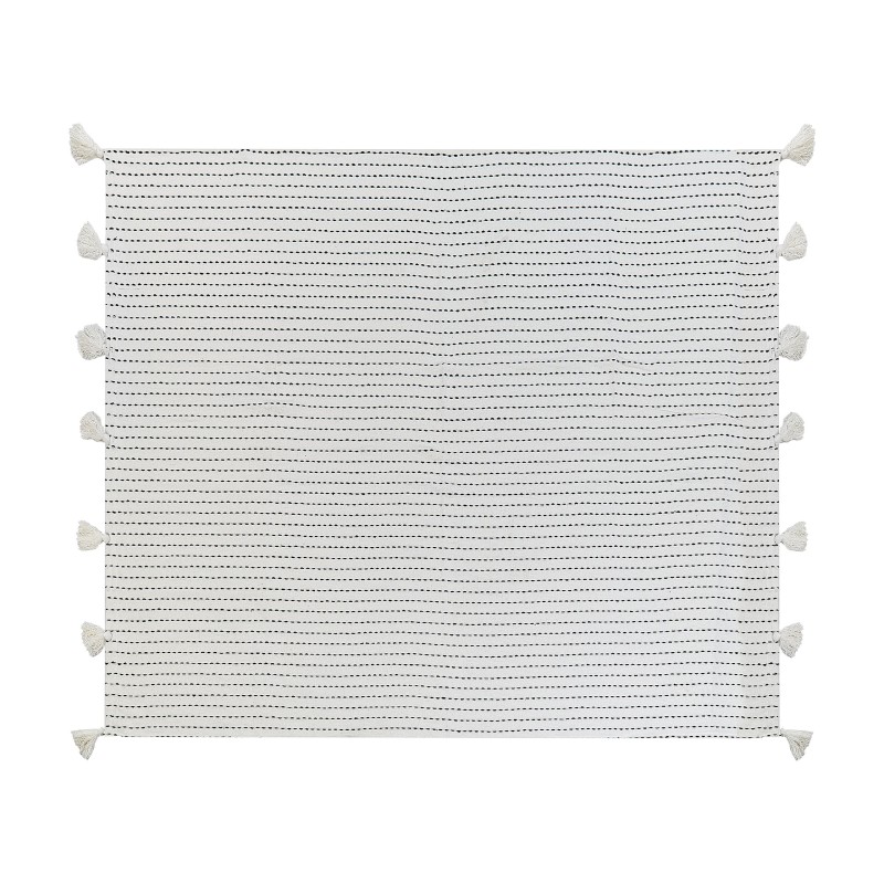 Narzuta na łóżko MODAR Bawełna 220 x 240 cm Złamana biel Narzuta na łóżko MODAR Bawełna 220 x 240 cm Złamana biel