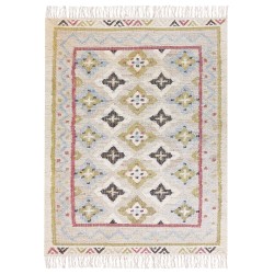 Dywan z juty 160 x 230 cm wielokolorowy TERKOS Dywan z juty 160 x 230 cm wielokolorowy TERKOS