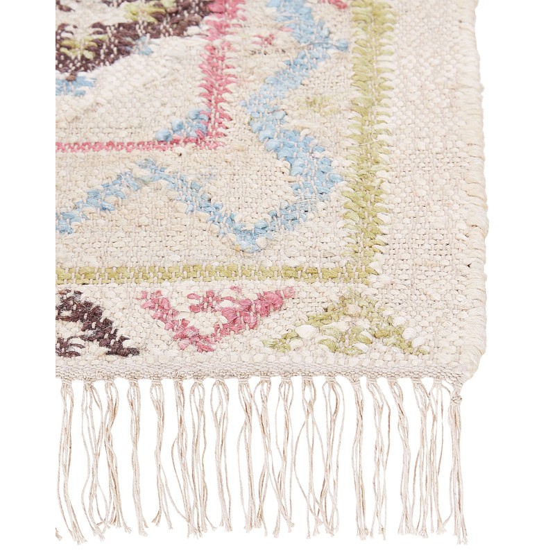 Dywan z juty 160 x 230 cm wielokolorowy TERKOS Dywan z juty 160 x 230 cm wielokolorowy TERKOS