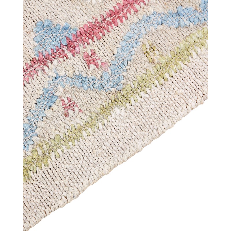 Dywan z juty 160 x 230 cm wielokolorowy TERKOS Dywan z juty 160 x 230 cm wielokolorowy TERKOS