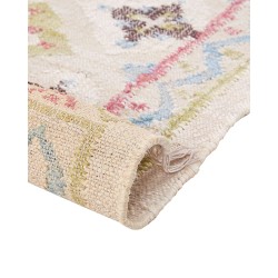 Dywan z juty 160 x 230 cm wielokolorowy TERKOS Dywan z juty 160 x 230 cm wielokolorowy TERKOS