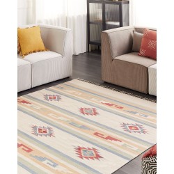 Dywan bawełniany kilim 200 x 300 cm wielokolorowy APARAN Dywan bawełniany kilim 200 x 300 cm wielokolorowy APARAN
