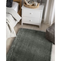 Dywan shaggy 80 x 150 cm ciemnoszary EVREN Dywan shaggy 80 x 150 cm ciemnoszary EVREN