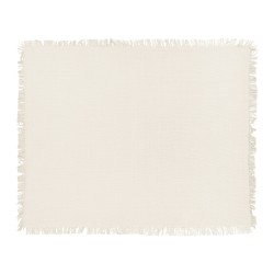 Narzuta na łóżko YERBENT Bawełna 150 x 200 cm Złamana biel Narzuta na łóżko YERBENT Bawełna 150 x 200 cm Złamana biel