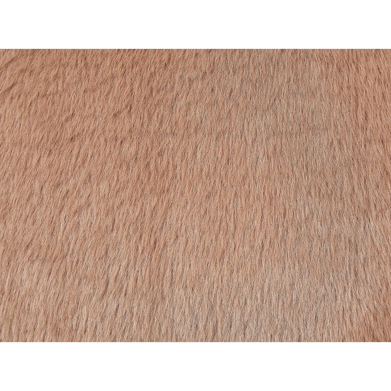 Zestaw 2 poduszek dekoracyjnych ACHILLEA Sztuczne futro 54 x 54 cm Beżowy Jednolity Zestaw 2 poduszek dekoracyjnych ACHILLEA Sztuczne futro 54 x 54 cm Beżowy Jednolity