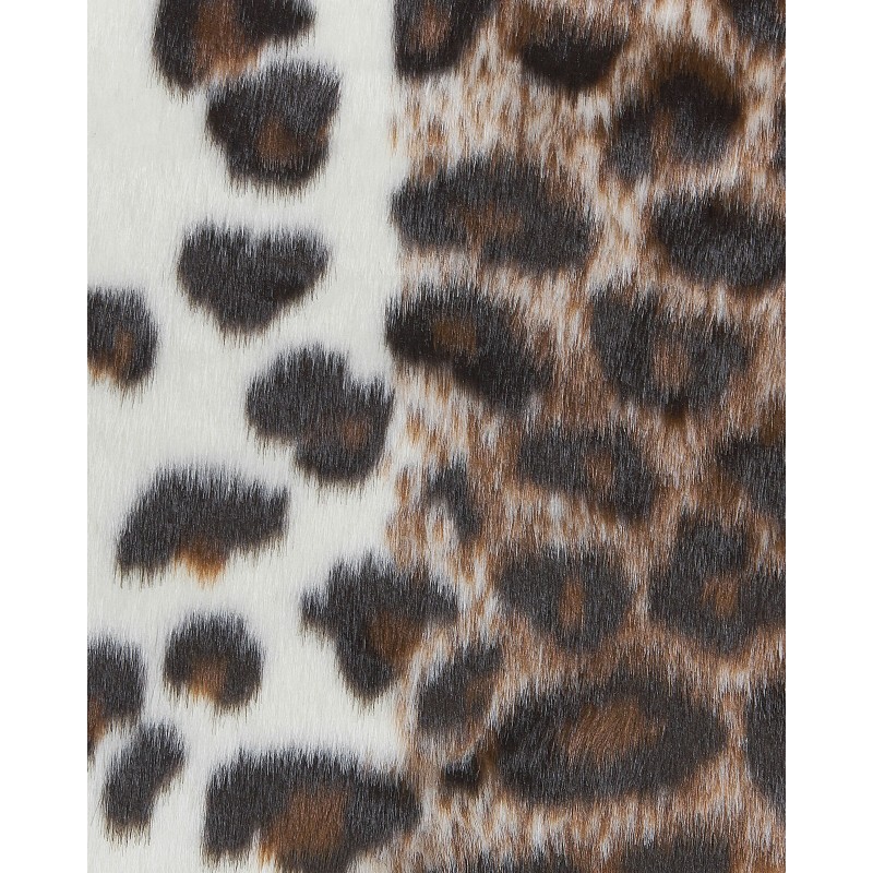 Dywan ekoskóra w łaty 130 x 170 cm brązowo-biały BOGONG Dywan ekoskóra w łaty 130 x 170 cm brązowo-biały BOGONG