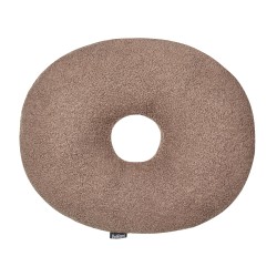 Zestaw 2 poduszek dekoracyjnych HESPERIS Boucle Brązowy Jednolity Zestaw 2 poduszek dekoracyjnych HESPERIS Boucle Brązowy Jednolity