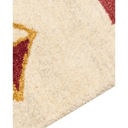 Dywan wełniany gabbeh 160 x 230 cm beżowy MISINLI Dywan wełniany gabbeh 160 x 230 cm beżowy MISINLI