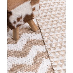 Dywan z juty 80 x 150 cm beżowy TUNCELI Dywan z juty 80 x 150 cm beżowy TUNCELI
