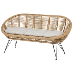 Zestaw ogrodowy dla 4 osób MARATEA Rattan Naturalny Zestaw ogrodowy dla 4 osób MARATEA Rattan Naturalny
