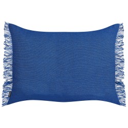 Zestaw 2 poduszek dekoracyjnych MABA Bawełna 50 x 35 cm Granatowy Jednolity Zestaw 2 poduszek dekoracyjnych MABA Bawełna 50 x 35 cm Granatowy Jednolity