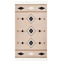 Dywan bawełniany kilim 80 x 150 cm wielokolorowy BERDIK Dywan bawełniany kilim 80 x 150 cm wielokolorowy BERDIK