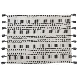 Koc UNNAO Bawełna 130 x 180 cm Biały Koc UNNAO Bawełna 130 x 180 cm Biały