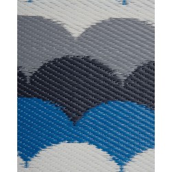 Dywan na zewnątrz 90 x 180 cm szaro-niebieski BELLARY Dywan na zewnątrz 90 x 180 cm szaro-niebieski BELLARY