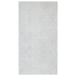 Dywan sztuczne futro królika 80 x 150 cm jasnoszary GHARO Dywan sztuczne futro królika 80 x 150 cm jasnoszary GHARO