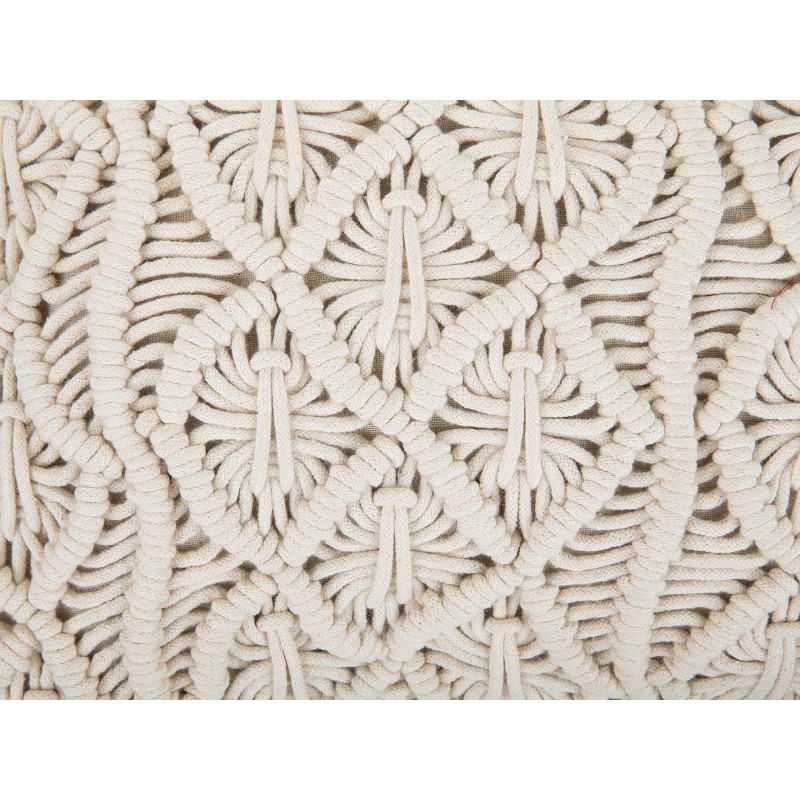 Zestaw 2 poduszek dekoracyjnych GOREME Bawełna 45 x 45 cm Jasnobeżowy Wzór geometryczny Zestaw 2 poduszek dekoracyjnych GOREME Bawełna 45 x 45 cm Jasnobeżowy Wzór geometryczny