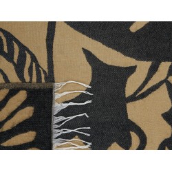 Koc KUDIYA 130 x 170 cm Beżowy Koc KUDIYA 130 x 170 cm Beżowy