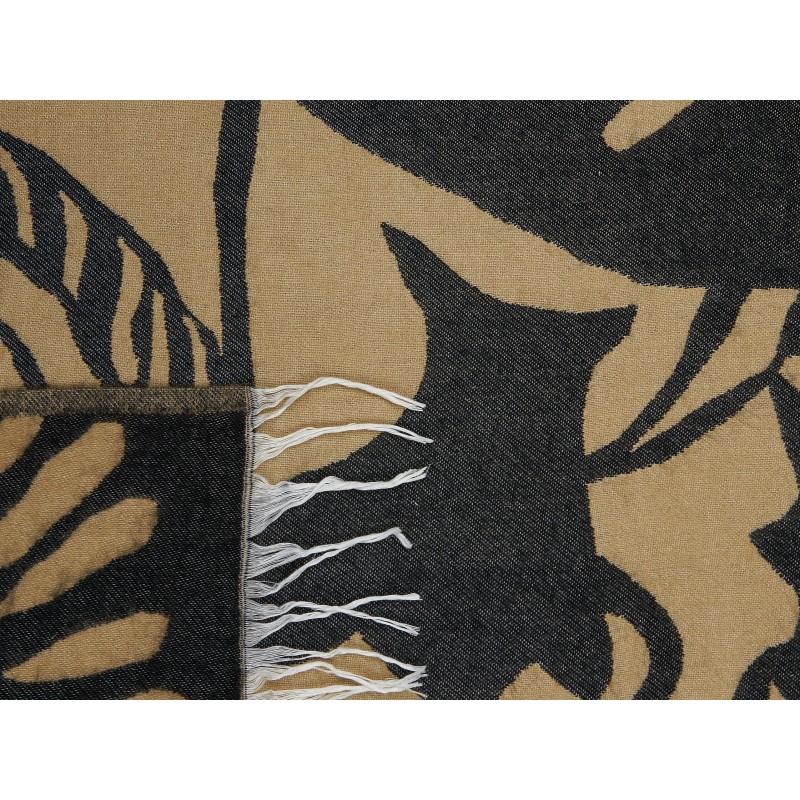 Koc KUDIYA 130 x 170 cm Beżowy Koc KUDIYA 130 x 170 cm Beżowy