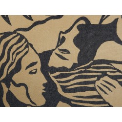 Koc KUDIYA 130 x 170 cm Beżowy Koc KUDIYA 130 x 170 cm Beżowy