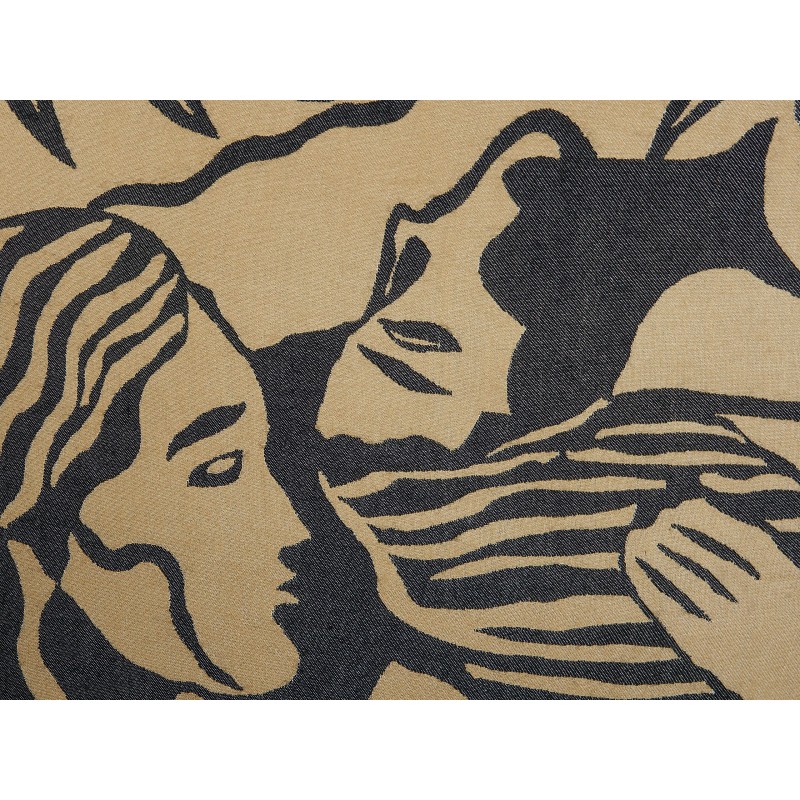 Koc KUDIYA 130 x 170 cm Beżowy Koc KUDIYA 130 x 170 cm Beżowy