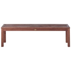 Ławka ogrodowa TUSCANIA 160 cm Drewno eukaliptusowe Ciemnobrązowy Ławka ogrodowa TUSCANIA 160 cm Drewno eukaliptusowe Ciemnobrązowy