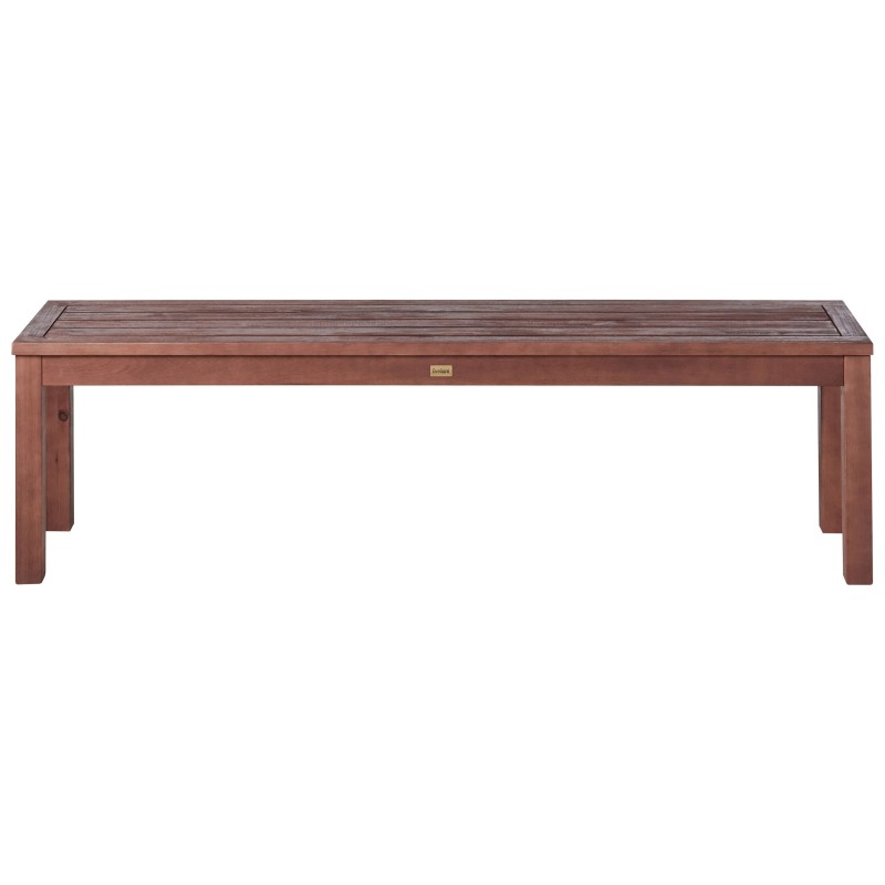 Ławka ogrodowa TUSCANIA 160 cm Drewno eukaliptusowe Ciemnobrązowy Ławka ogrodowa TUSCANIA 160 cm Drewno eukaliptusowe Ciemnobrązowy