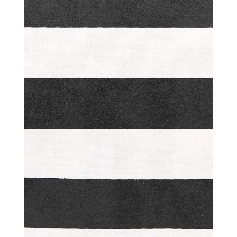 Zestaw 3 koszy DARQAB Bawełna Czarny/ biały Zestaw 3 koszy DARQAB Bawełna Czarny/ biały