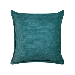 Zestaw 2 poduszek dekoracyjnych ZINNIA Sztruks 43 x 43 cm Lazurowy Jednolity Zestaw 2 poduszek dekoracyjnych ZINNIA Sztruks 43 x 43 cm Lazurowy Jednolity