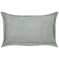 Zestaw 2 poduszek dekoracyjnych ZINNIA Sztruks 47 x 27 cm Jasnozielony Jednolity Zestaw 2 poduszek dekoracyjnych ZINNIA Sztruks 47 x 27 cm Jasnozielony Jednolity