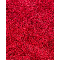 Dywan shaggy okrągły ⌀ 140 cm czerwony CIDE Dywan shaggy okrągły ⌀ 140 cm czerwony CIDE