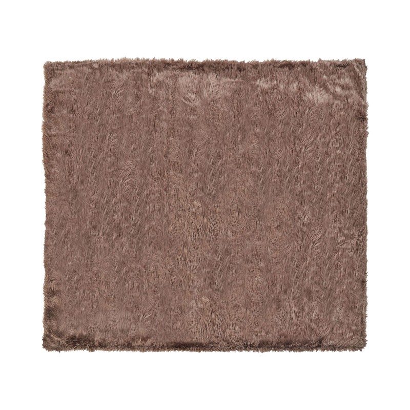 Narzuta na łóżko DELICE 200 x 220 cm Brązowy Narzuta na łóżko DELICE 200 x 220 cm Brązowy