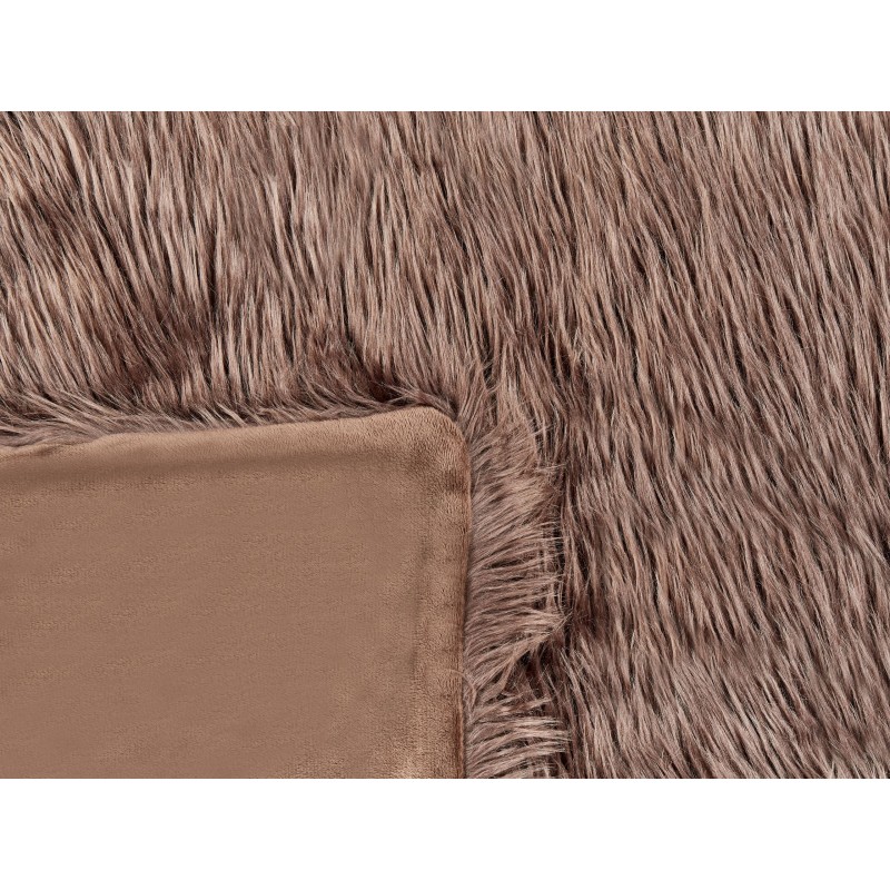 Narzuta na łóżko DELICE 200 x 220 cm Brązowy Narzuta na łóżko DELICE 200 x 220 cm Brązowy