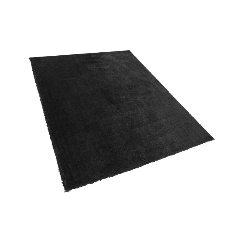 Dywan shaggy 160 x 230 cm czarny EVREN Dywan shaggy 160 x 230 cm czarny EVREN