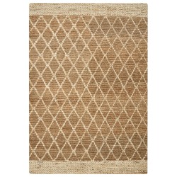 Dywan z juty 160 x 230 cm beżowy ZORAVA Dywan z juty 160 x 230 cm beżowy ZORAVA