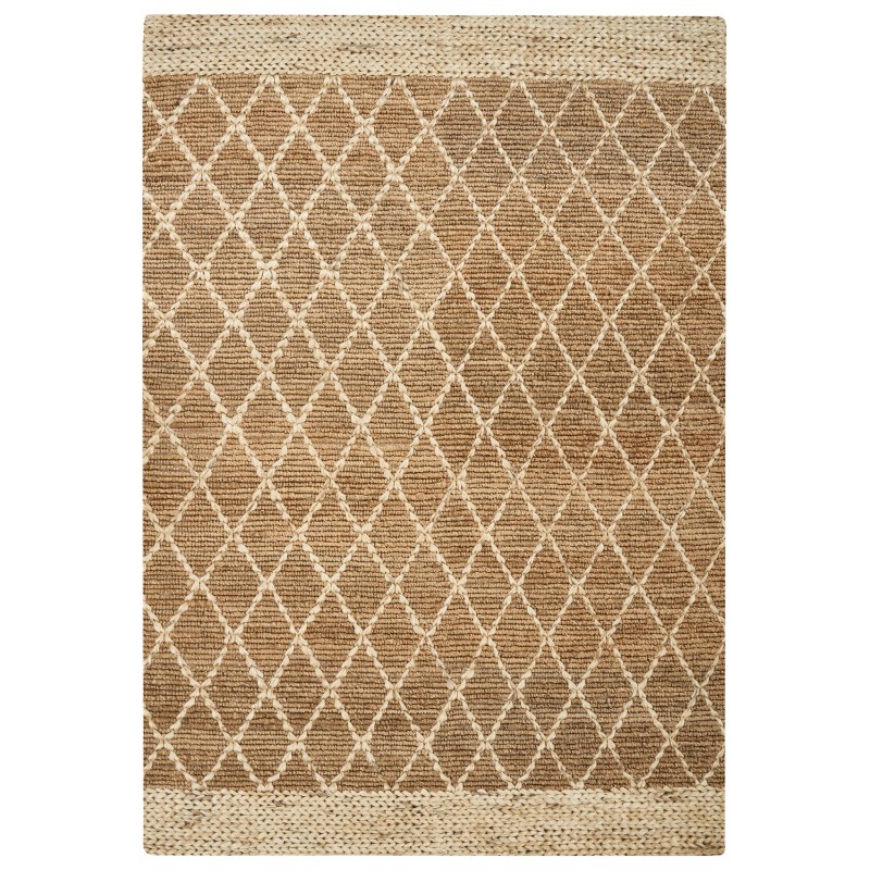 Dywan z juty 160 x 230 cm beżowy ZORAVA Dywan z juty 160 x 230 cm beżowy ZORAVA