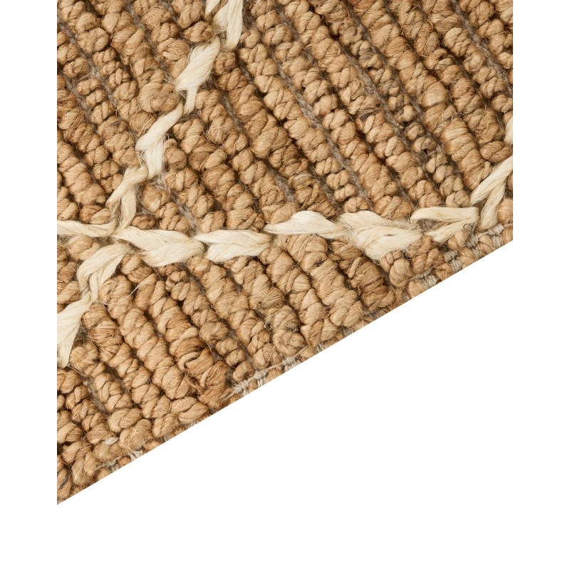 Dywan z juty 160 x 230 cm beżowy ZORAVA Dywan z juty 160 x 230 cm beżowy ZORAVA