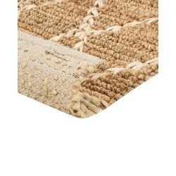 Dywan z juty 160 x 230 cm beżowy ZORAVA Dywan z juty 160 x 230 cm beżowy ZORAVA