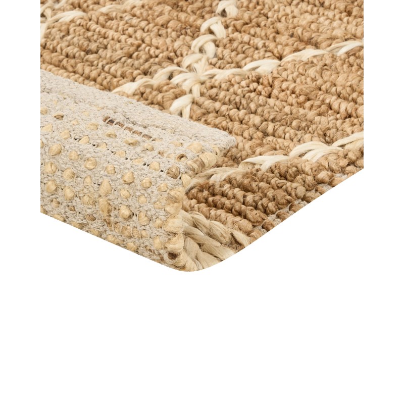 Dywan z juty 160 x 230 cm beżowy ZORAVA Dywan z juty 160 x 230 cm beżowy ZORAVA