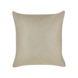 Narzuta na łóżko z poduszkami SHUSH 140 x 210 cm Beżowoszary Narzuta na łóżko z poduszkami SHUSH 140 x 210 cm Beżowoszary