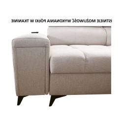 Venna IX corner sofa with sleeping function, USB port, and opening Venna IX corner sofa with sleeping function, USB port, and opening