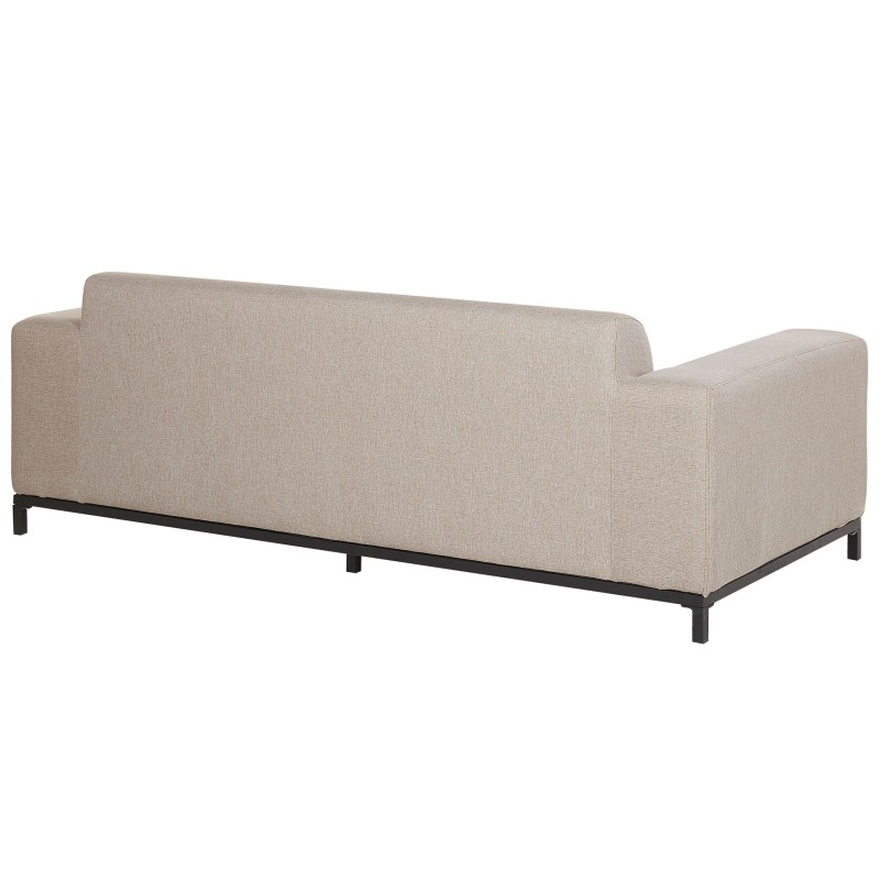 Sofa ogrodowa beżowa z czarnym ROVIGO Sofa ogrodowa beżowa z czarnym ROVIGO