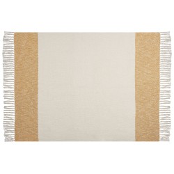 Koc SALME 130 x 170 cm Beżowy Koc SALME 130 x 170 cm Beżowy