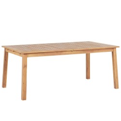 Stół ogrodowy rozkładany CESANA 180/240 cm 100 cm Drewno akacjowe Jasnobrązowy Stół ogrodowy rozkładany CESANA 180/240 cm 100 cm Drewno akacjowe Jasnobrązowy