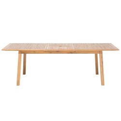 Stół ogrodowy rozkładany CESANA 180/240 cm 100 cm Drewno akacjowe Jasnobrązowy Stół ogrodowy rozkładany CESANA 180/240 cm 100 cm Drewno akacjowe Jasnobrązowy